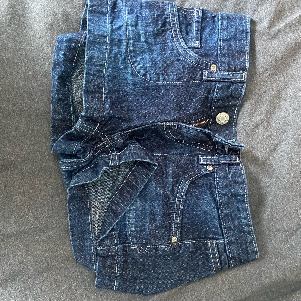 Mossimo Supply Co. Dark Blue Denim Jean Shorts